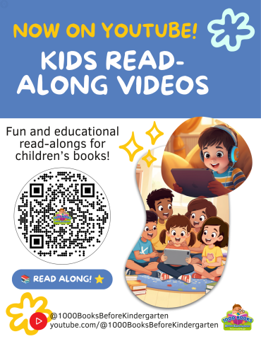 Introducing 1000 Books Before Kindergarten Read Alouds & Read Alongs on YouTube