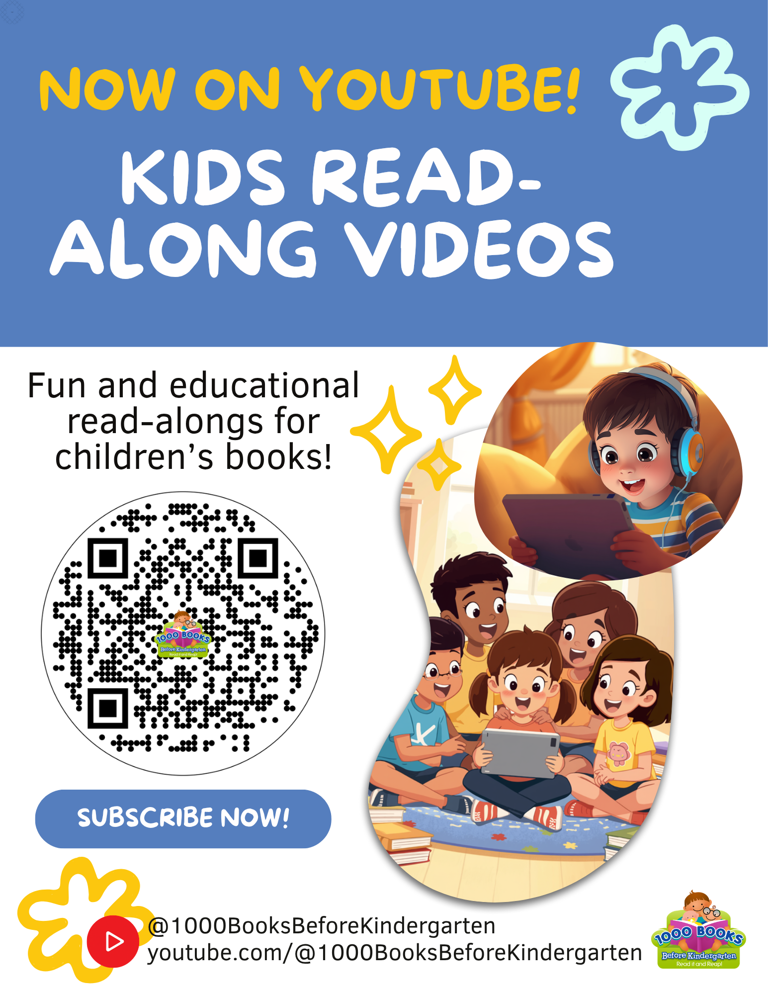 Introducing 1000 Books Before Kindergarten Read Alouds & Read Alongs on ...