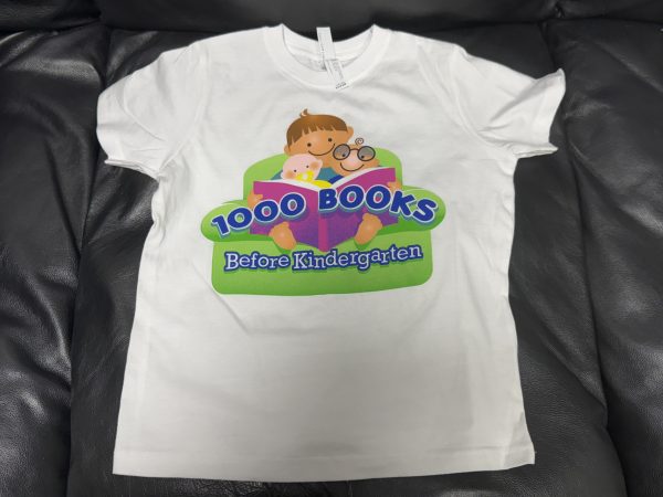 1000 Books Before Kindergarten Official T-Shirt (Size 5/6)