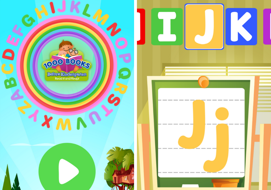 1000 Books Before Kindergarten ABC Letter Writing App